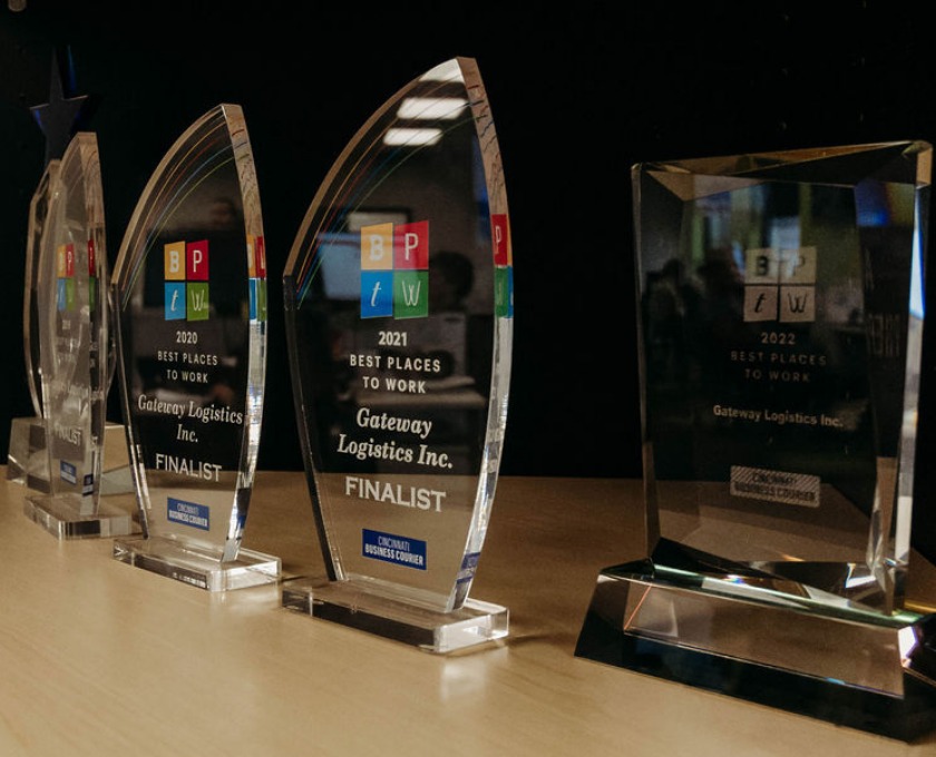 Gateway Logistics Best Places to Work awards